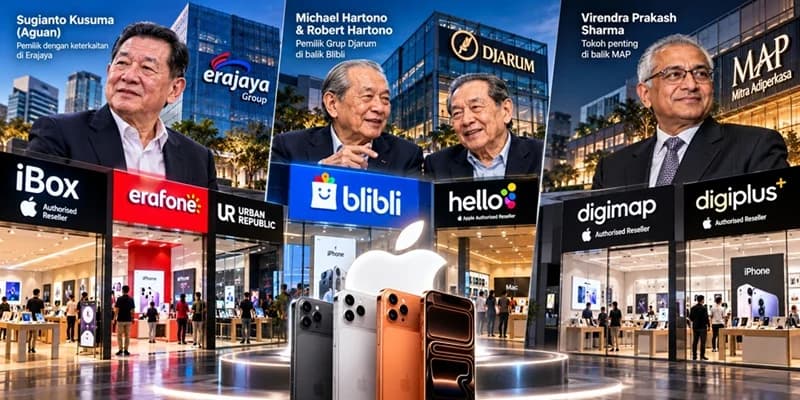 Gurita Konglomerat di Balik Penjual iPhone 18, dari Aguan hingga Hartono