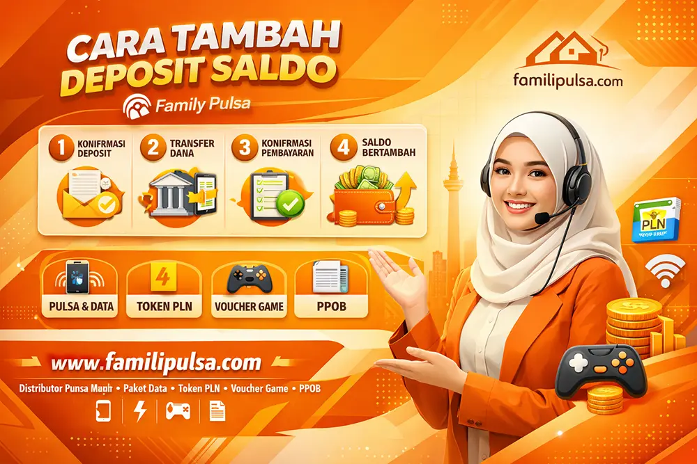 Cara Deposit Saldo Family Pulsa | Panduan Isi Saldo Pulsa & PPOB ...